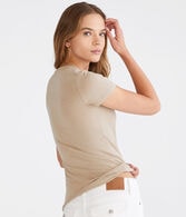 Aeropostale Flower Bunch Appliqué Graphic Tee