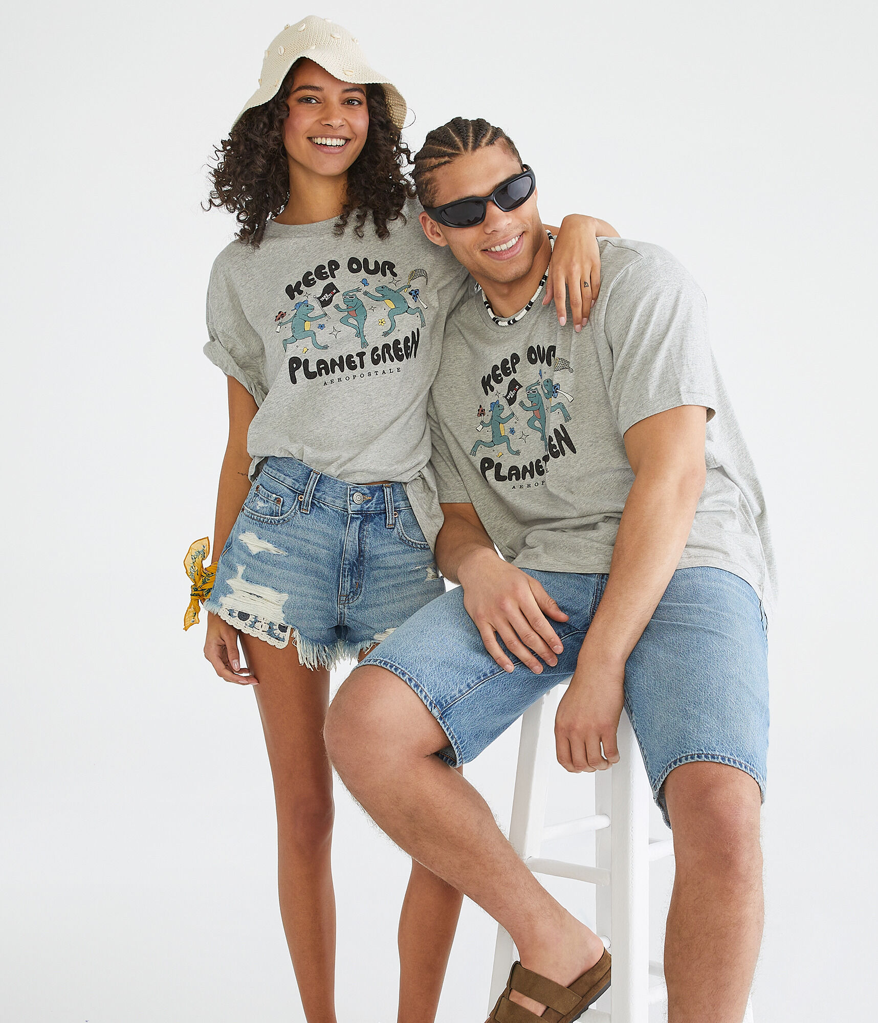 AERO | GLOBAL CITIZEN&reg; Planet Green Relaxed Tee