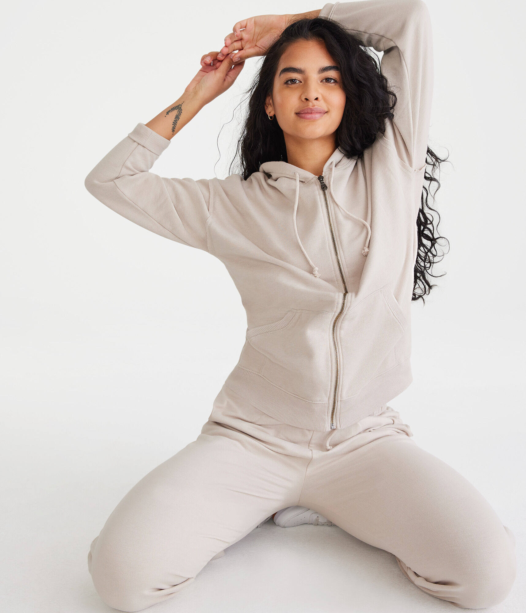 Oversized Full-Zip Hoodie