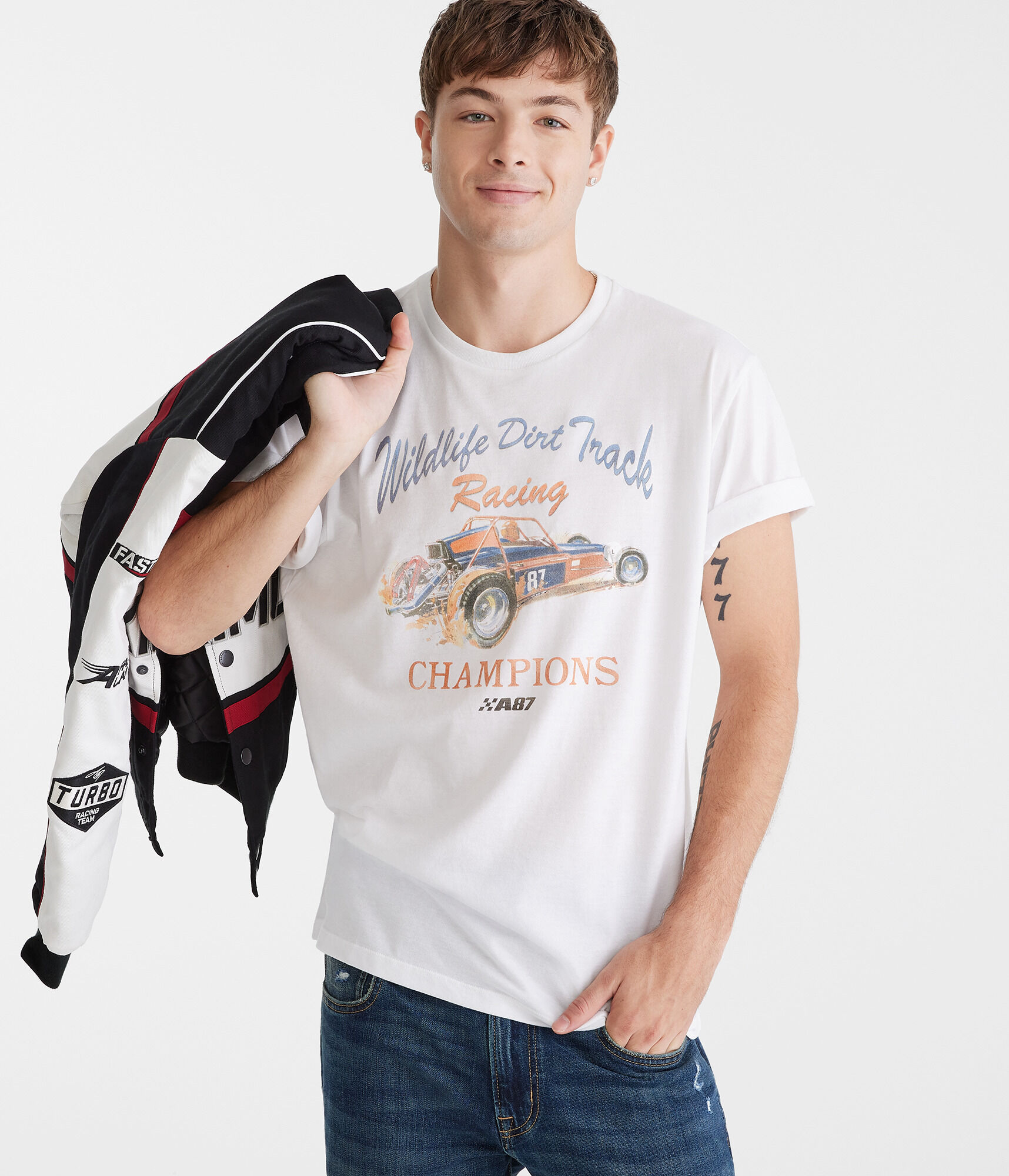 Dirt Track Racing Graphic Tee