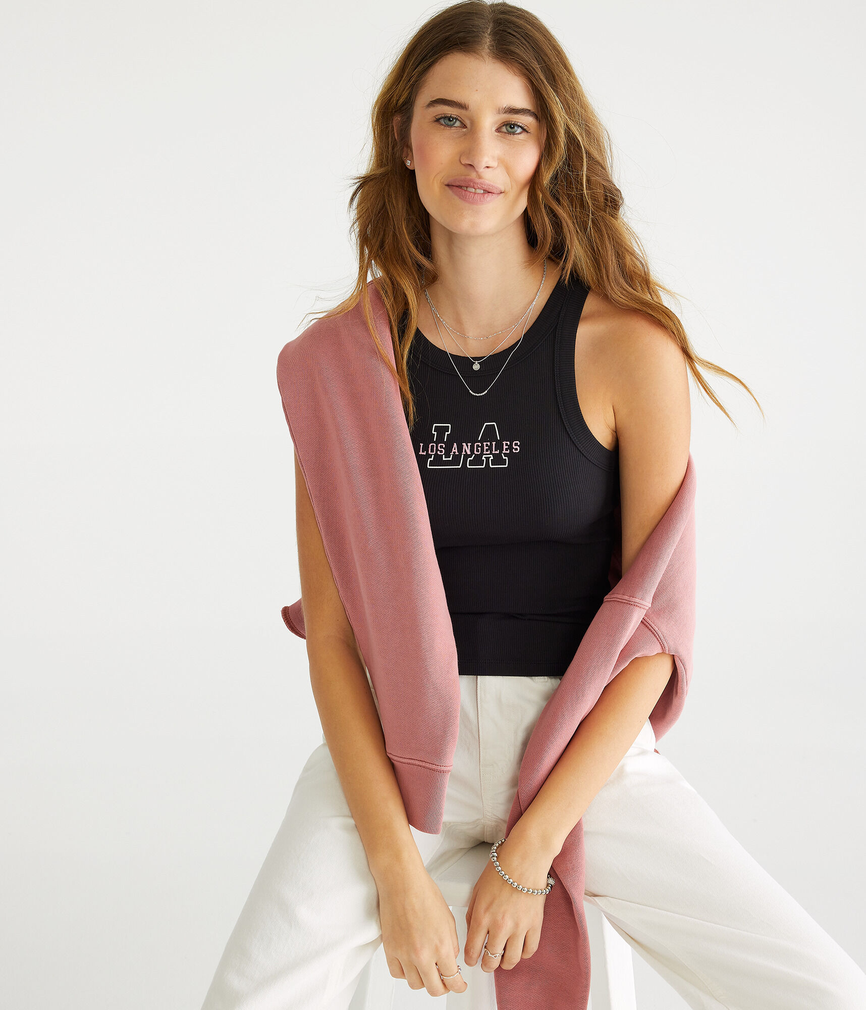 Seriously Soft Los Angeles Ribbed Tank