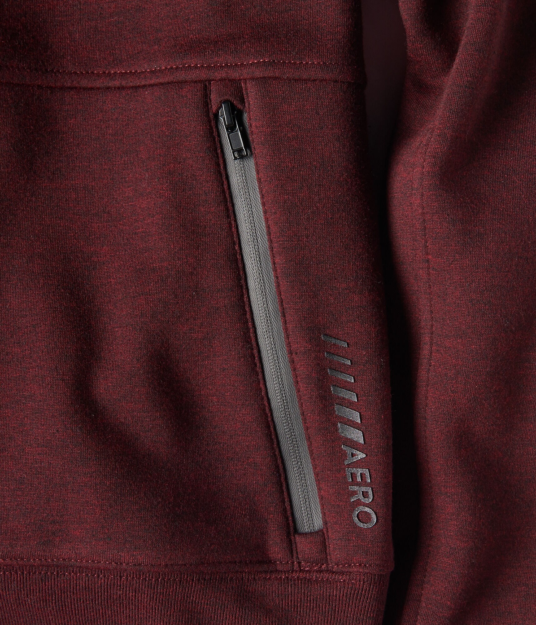 Aero Solid Active Full-Zip Hoodie