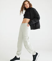 High-Rise Bungee Cargo Sweatpants