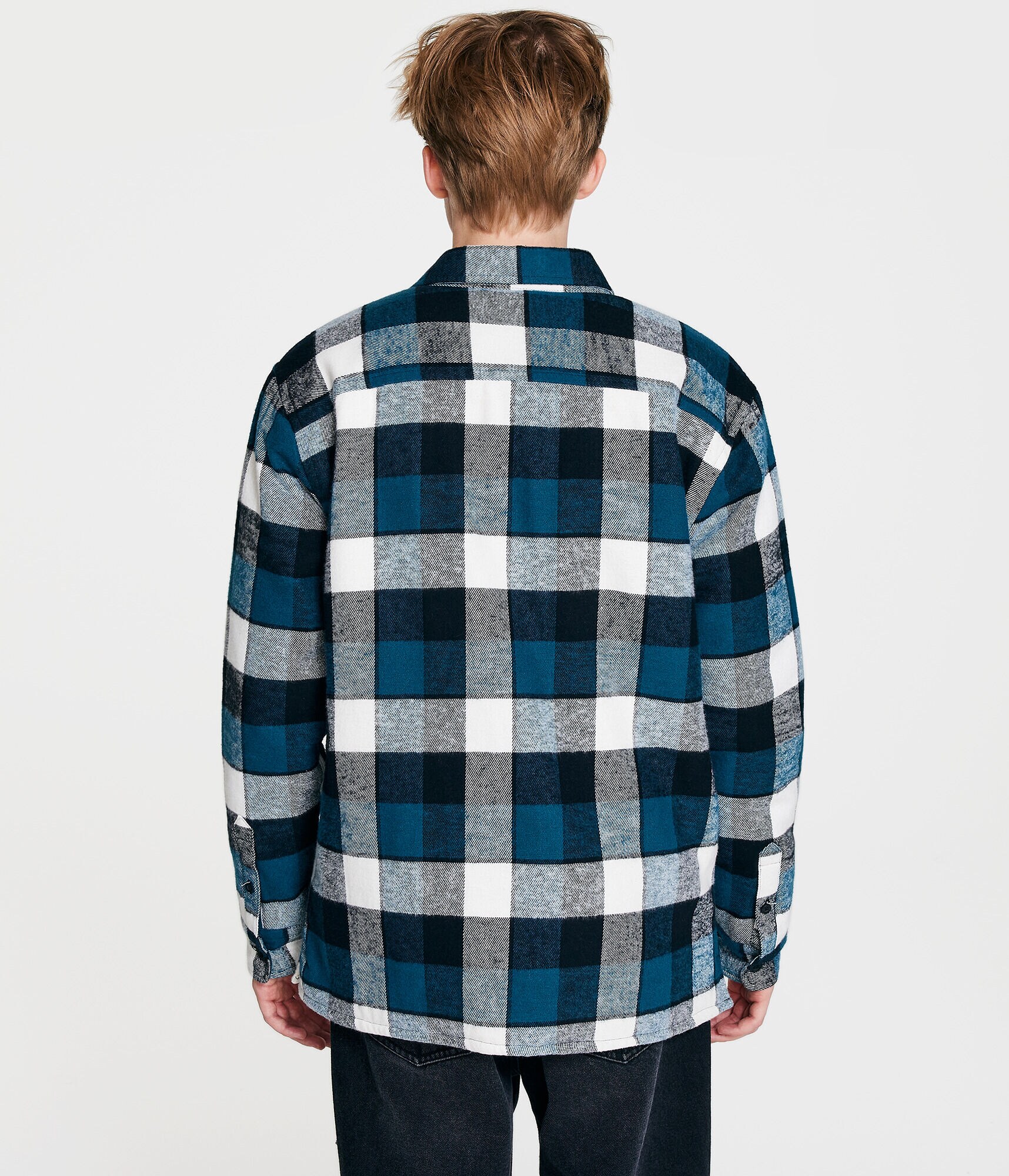 Sherpa Plaid Flannel Shacket