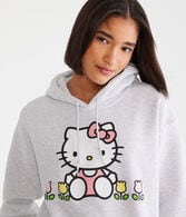 Hello Kitty Oversized Pullover Hoodie