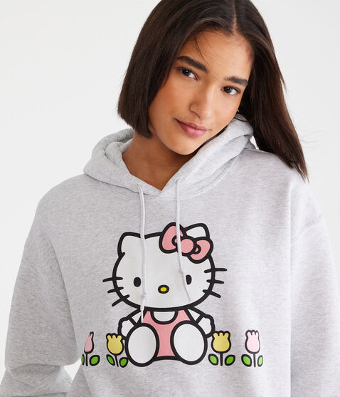 Hello Kitty Oversized Pullover Hoodie
