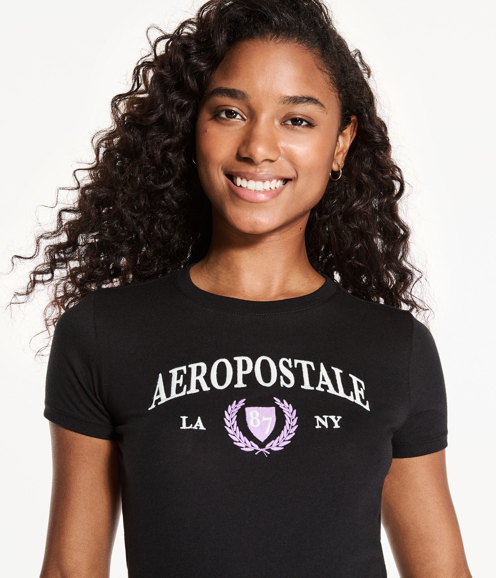 Aeropostale 87 Crest Graphic Tee