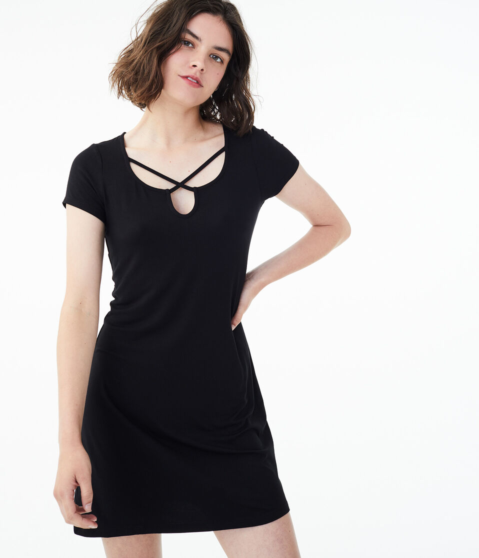 aeropostale t shirt dress Buy Aeropostale Blue Sleeveless T-Shirt Dress