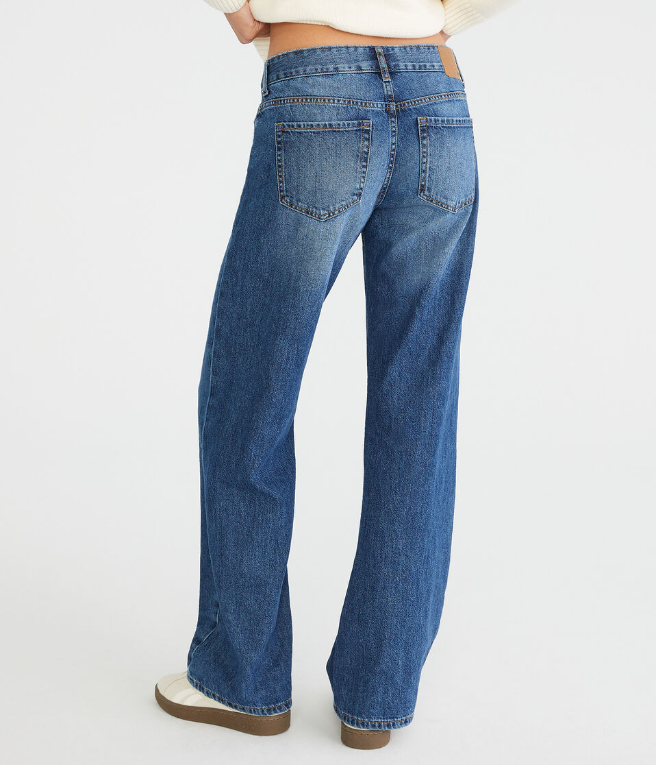 Low-Rise Baggy Wide Leg Jean