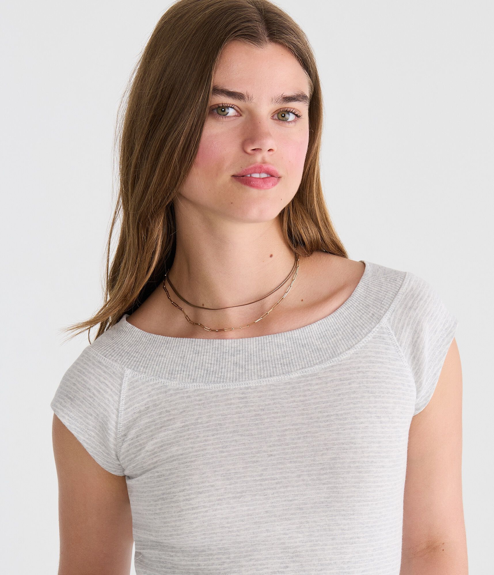 Seriously Soft Wide-Neck Raglan Tee