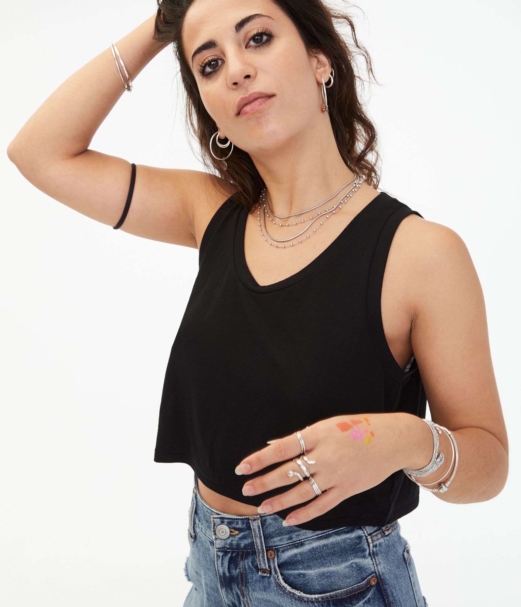 Cropped Swing Tank
