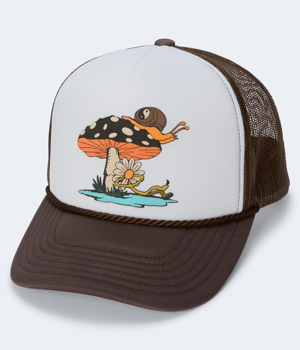 Mushroom Hideaway Adjustable Foam Trucker Hat