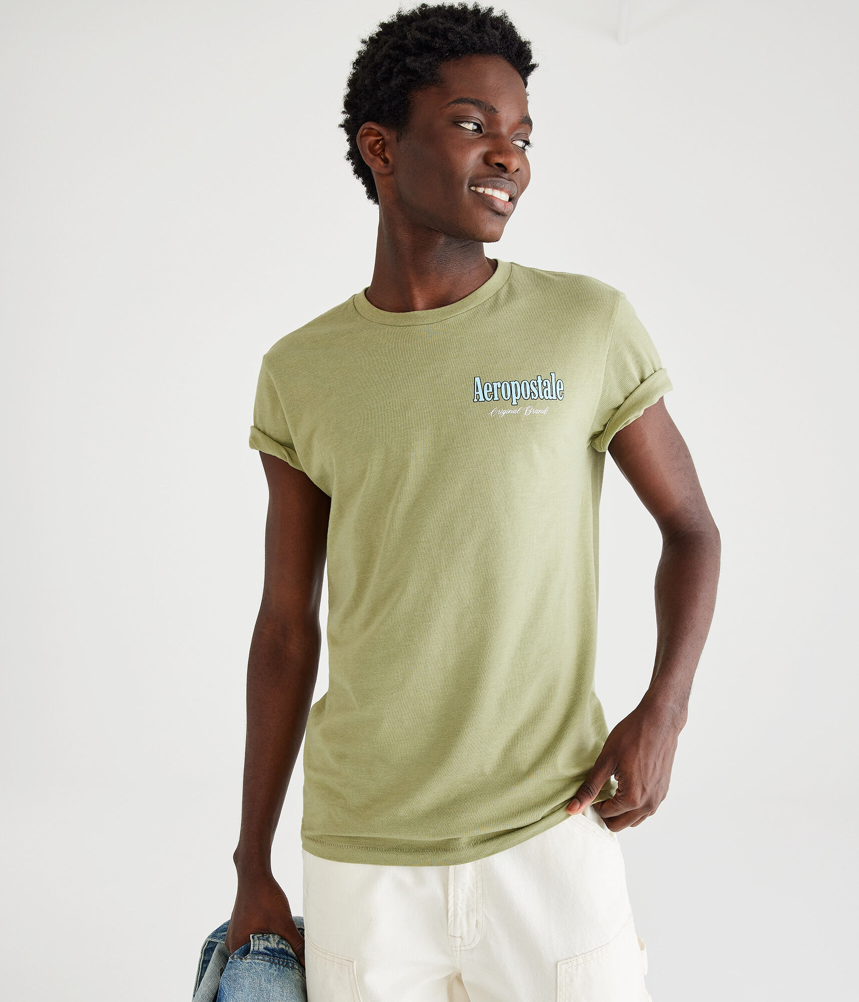 Aeropostale 87 Crest Graphic Tee
