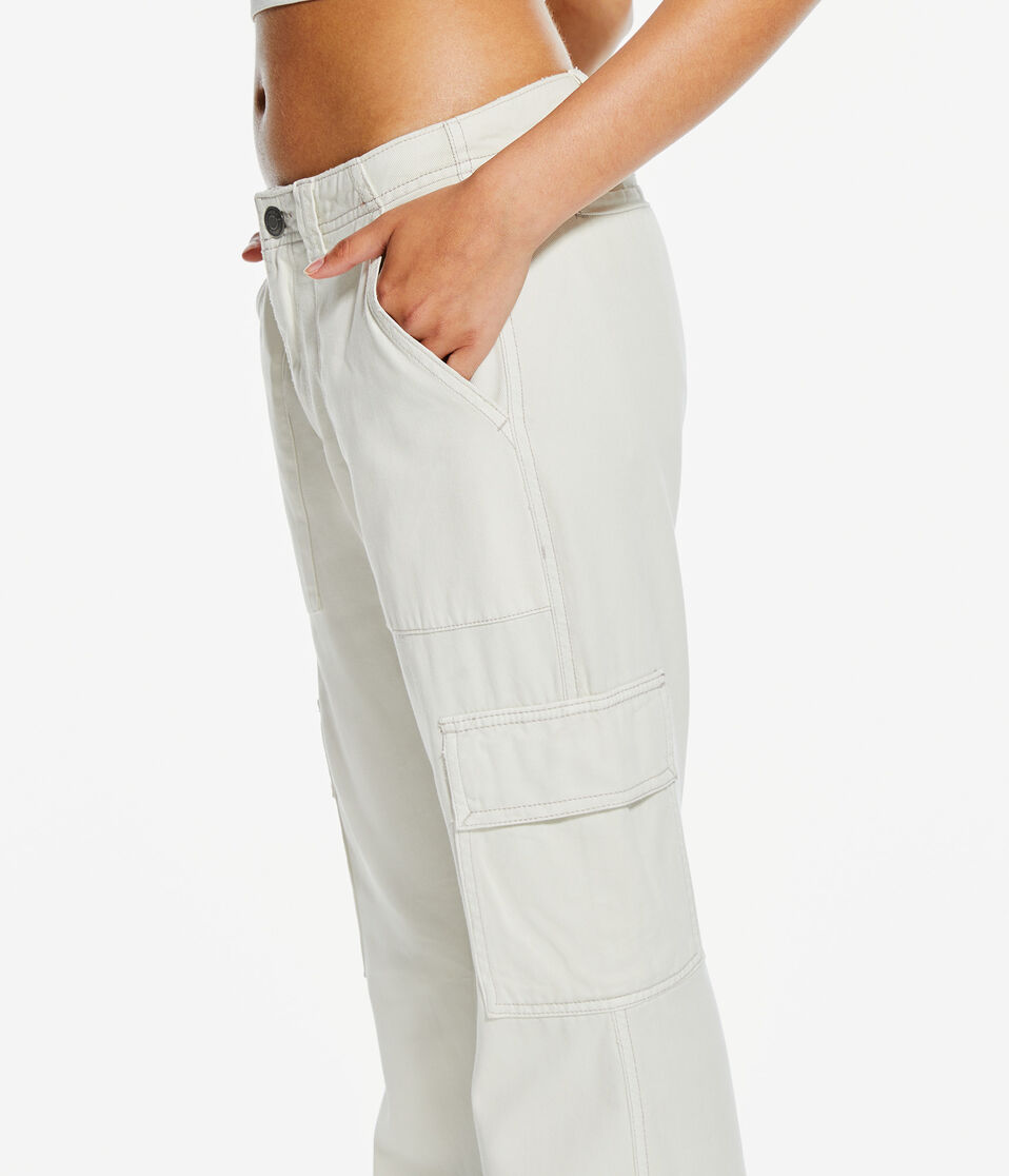 Low-Rise Flare Utility Cargo Pants