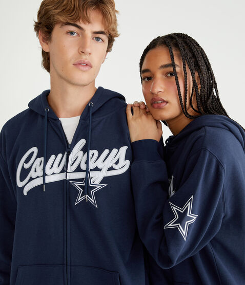 Dallas Cowboys Script Full-Zip Hoodie Dallas Cowboys Script Full-Zip Hoodie