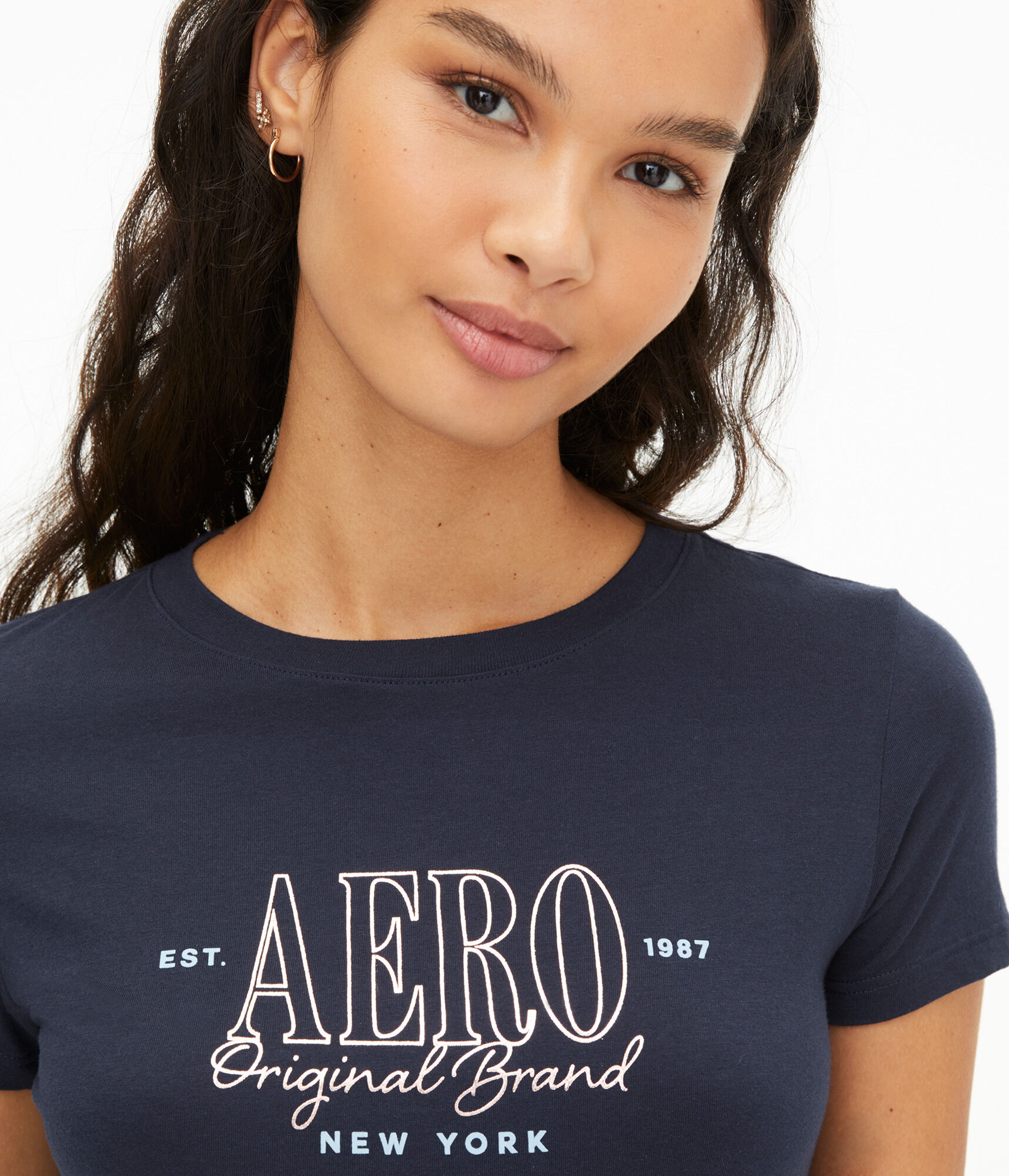 Aero Original Brand Foil Graphic Tee