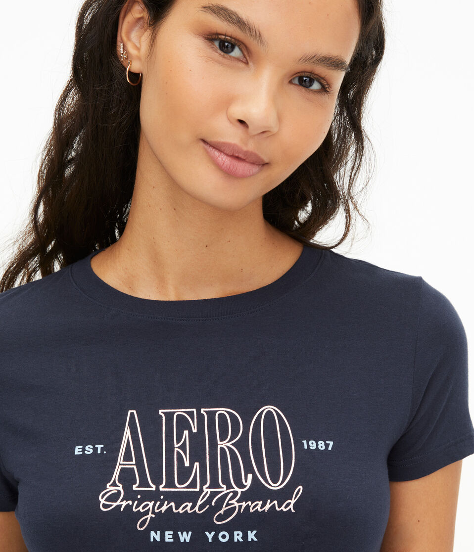 Aero Original Brand Foil Graphic Tee