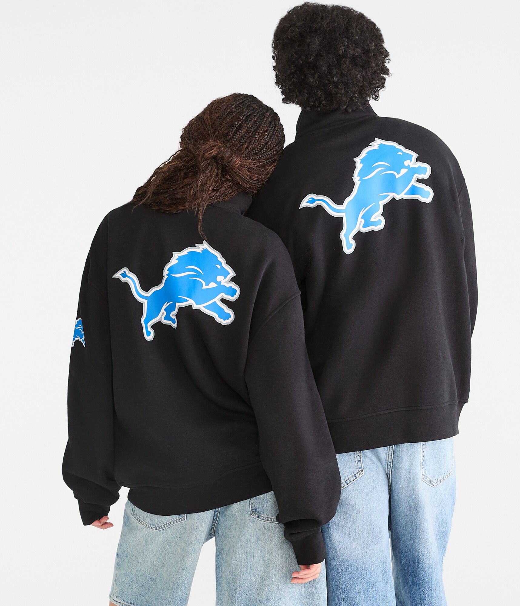 Detroit Lions Quarter-Zip Sweatshirt
