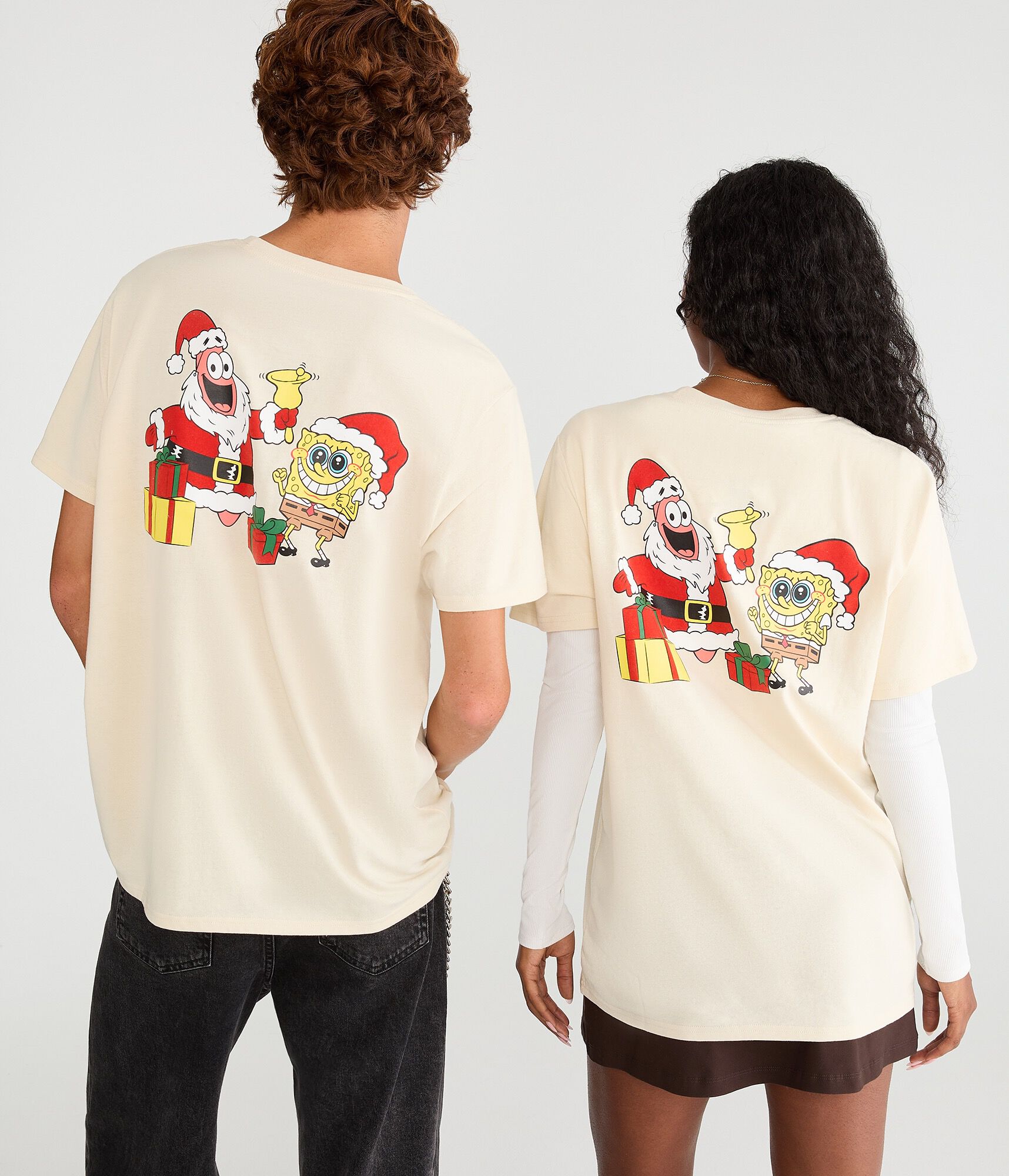 SpongeBob x Aero Christmas Gifts Relaxed Graphic Tee