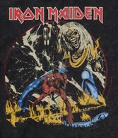 Iron Maiden Number Of The Beast Relaxed Graphic Tee