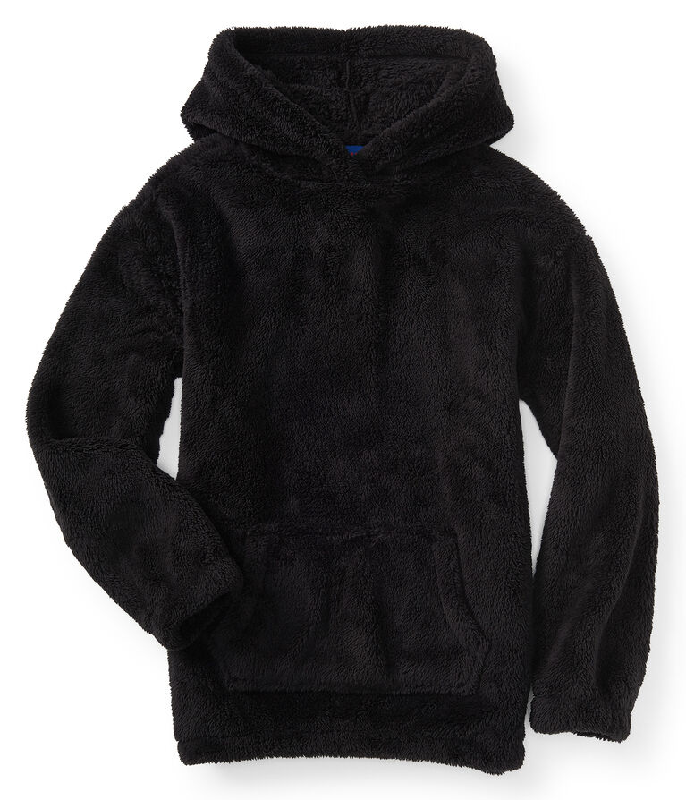 Fuzzy Fleece Pullover Hoodie Aeropostale
