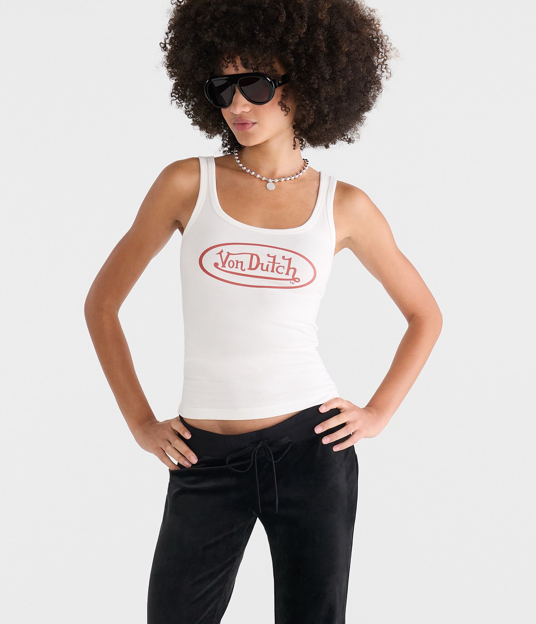 Von Dutch Logo Tank Top