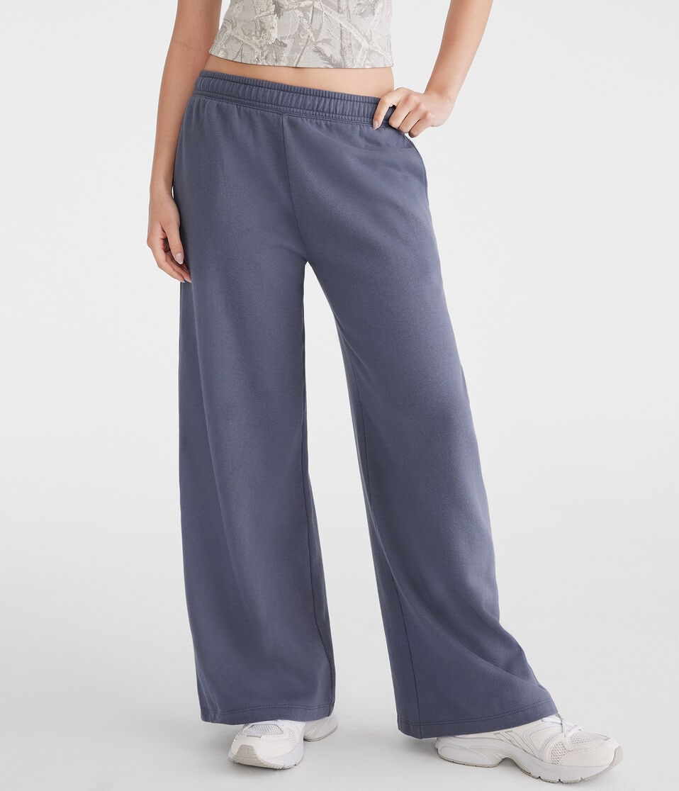 Wide Leg Waist Aeropostale Straight Leg Sweatpants Champion