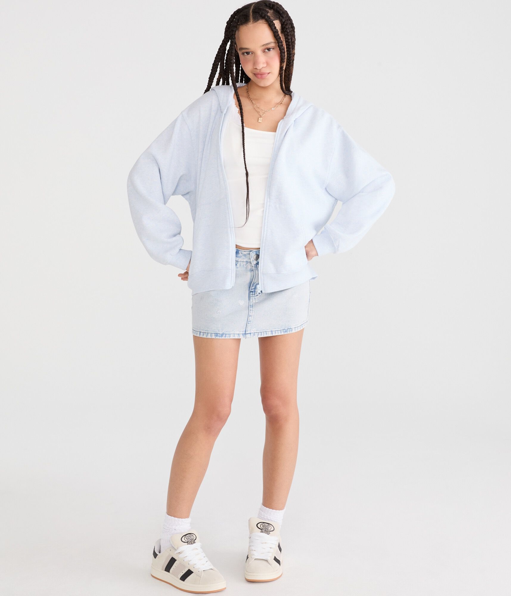 Cloud Soft Oversized Full-Zip Hoodie
