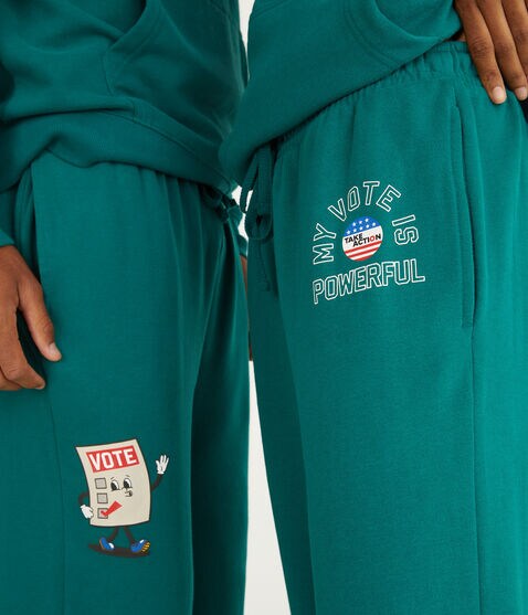 GLOBAL CITIZEN® Vote Power Straight Leg Sweatpants