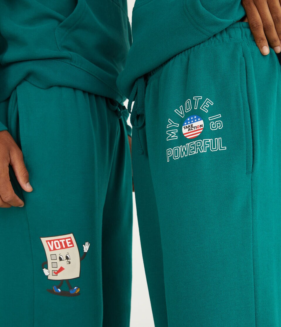 GLOBAL CITIZEN® Vote Power Straight Leg Sweatpants