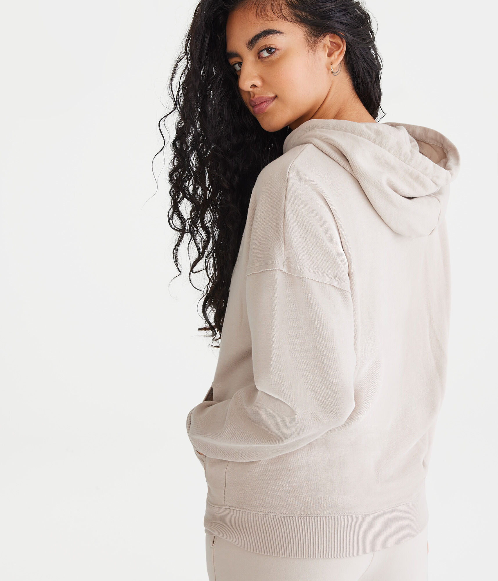 Oversized Full-Zip Hoodie