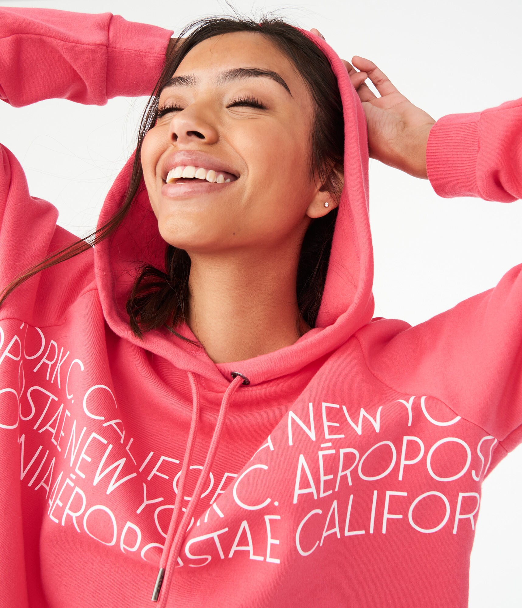 aeropostale pink hoodie