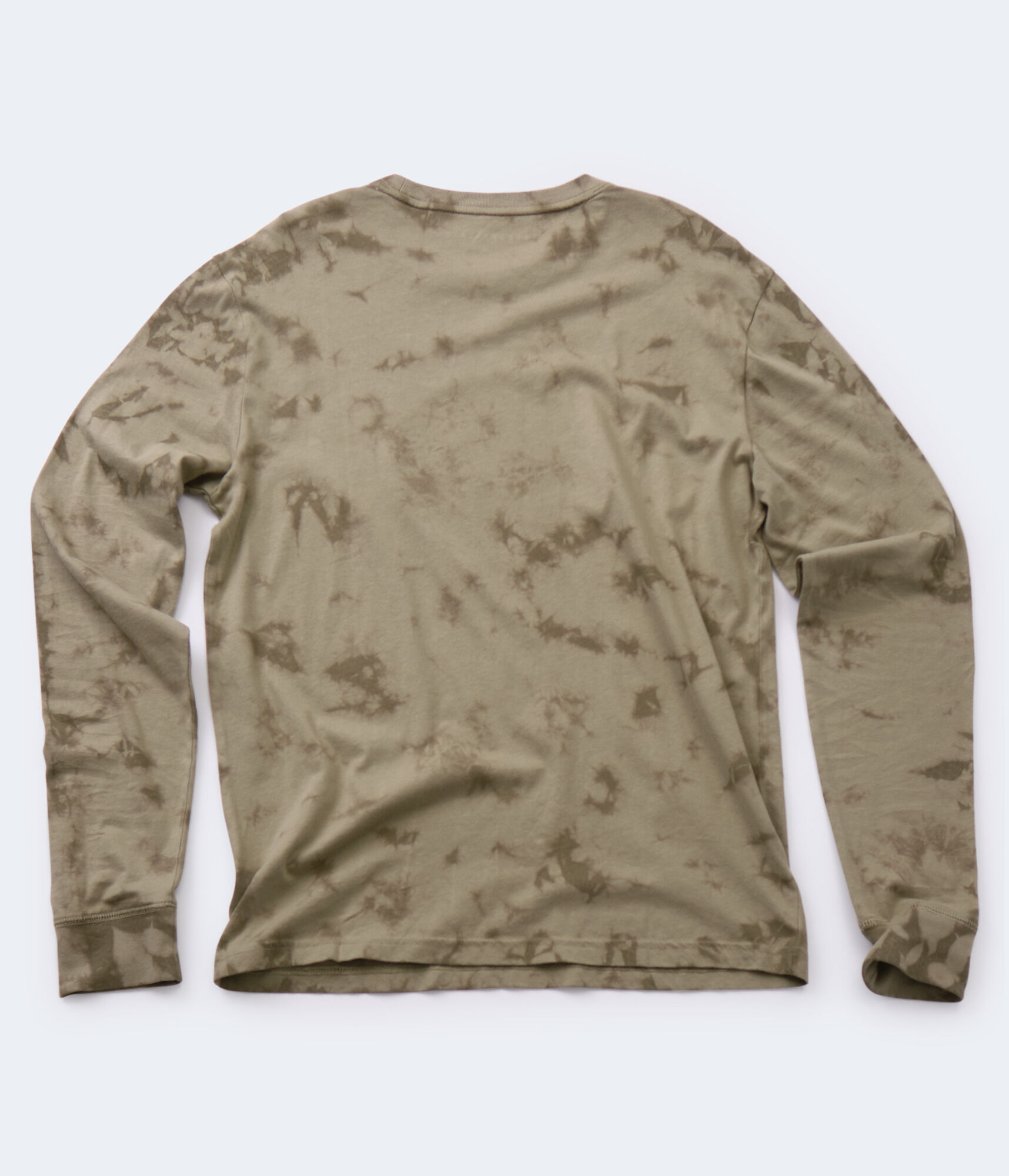 Long Sleeve Mentally On Vacation Tie-Dye Graphic Tee