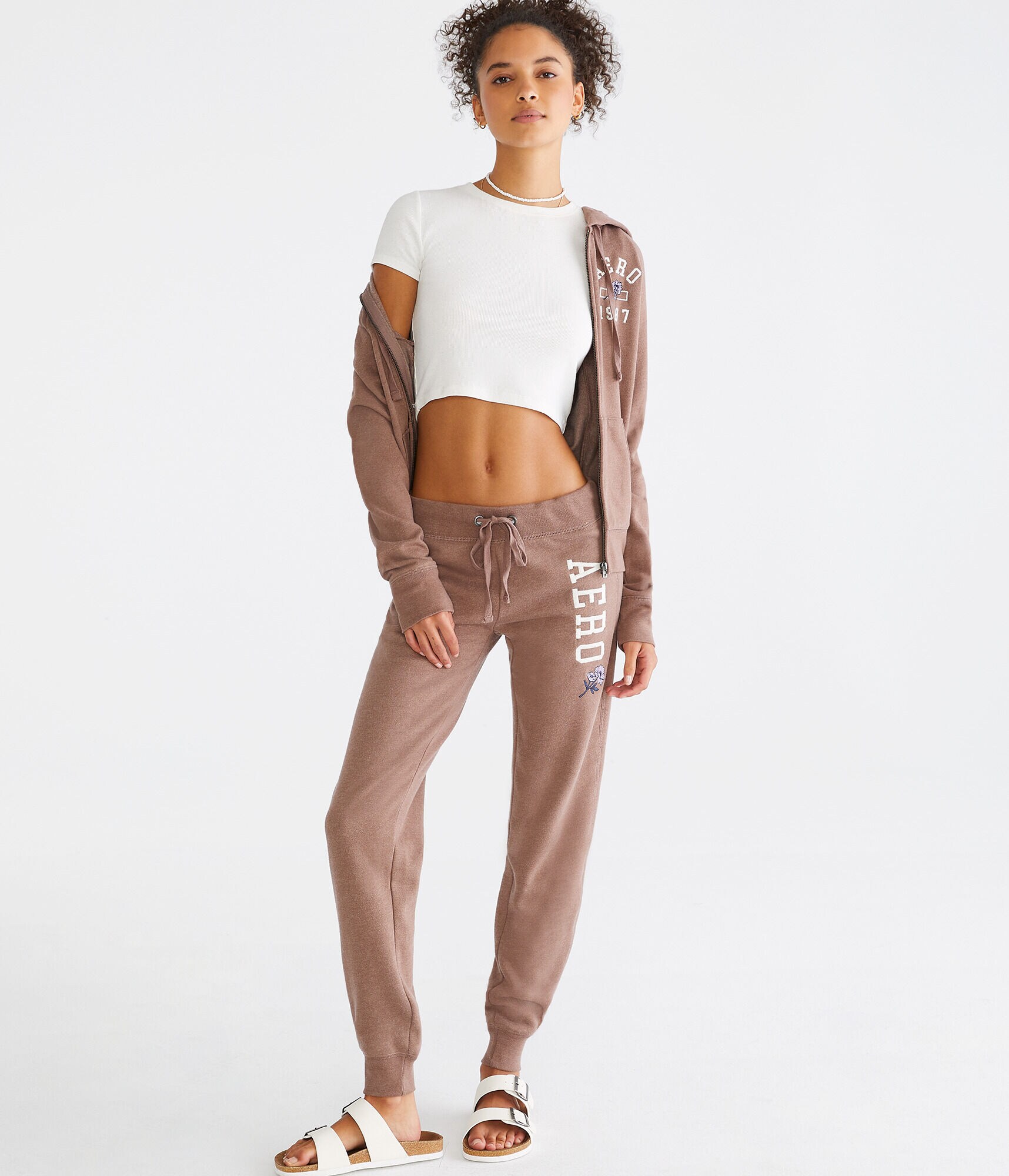 パンツ HUECLOSET  FLOWER JOGGER PANTS FLOWER PUFF JOGGER PANTS – 3Forty