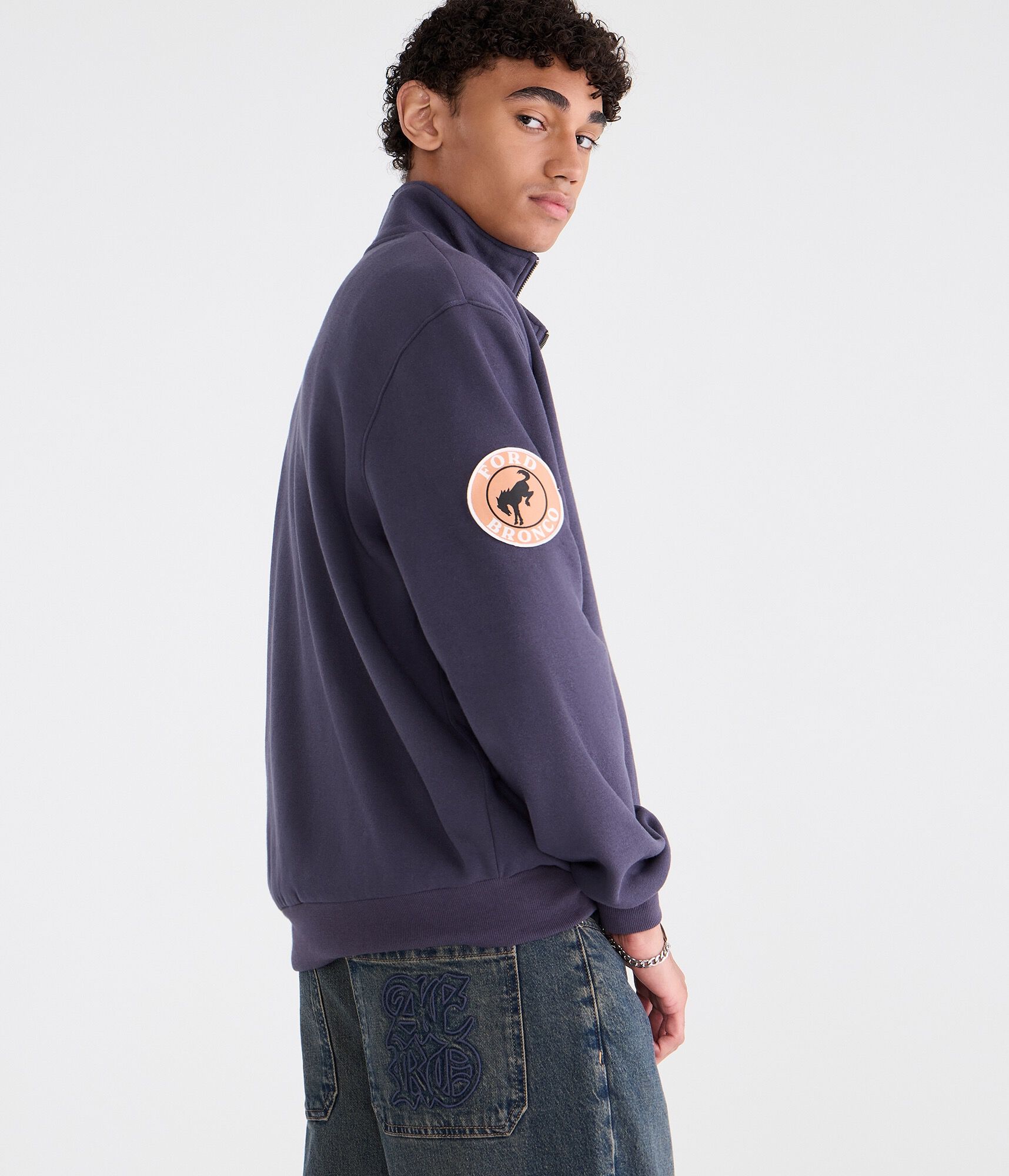 Ford Patches Quarter-Zip Sweatshirt