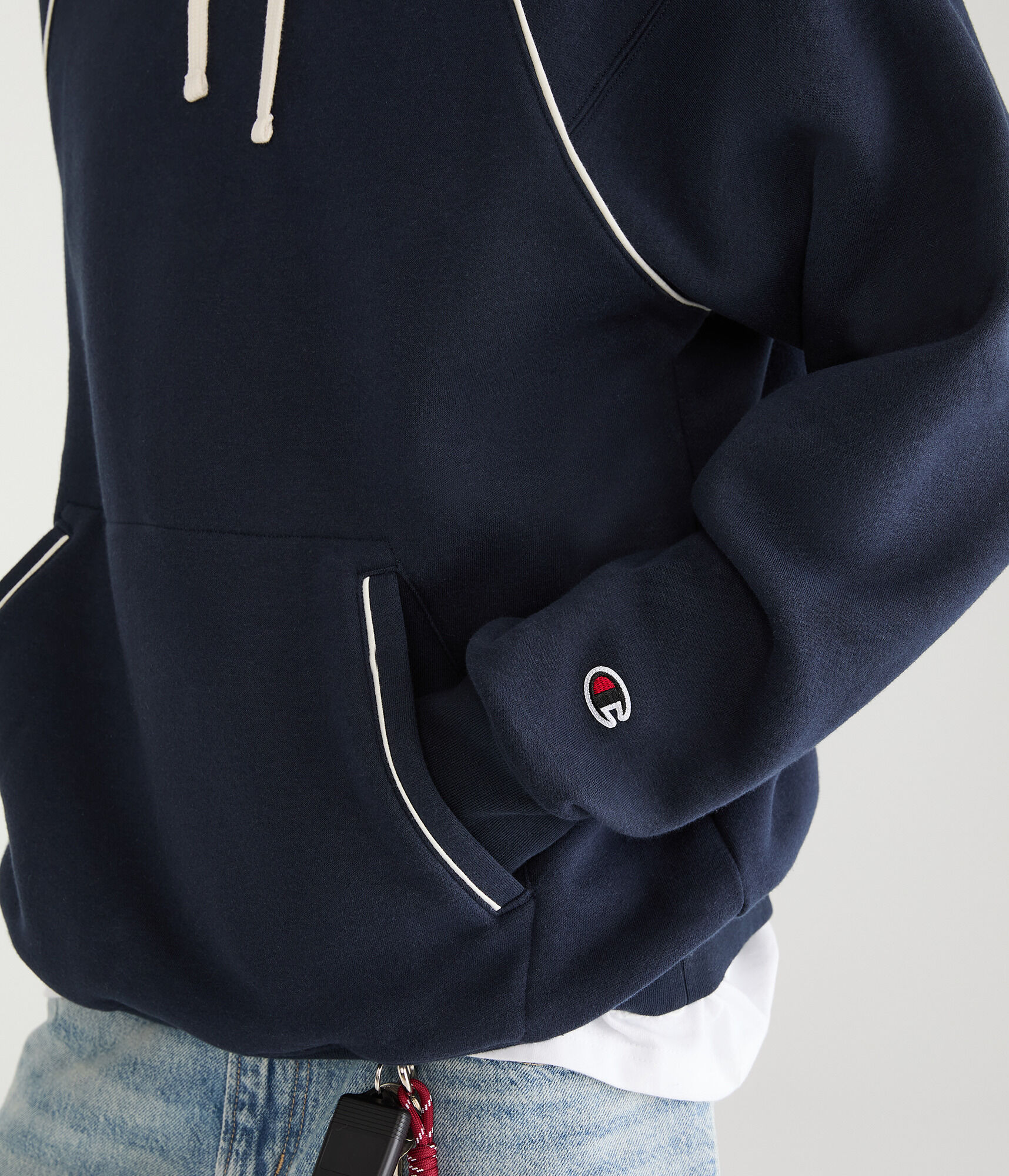 Champion Piped Pullover Hoodie