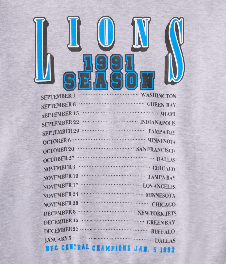 Detroit Lions 1991 Season Pullover Hoodie