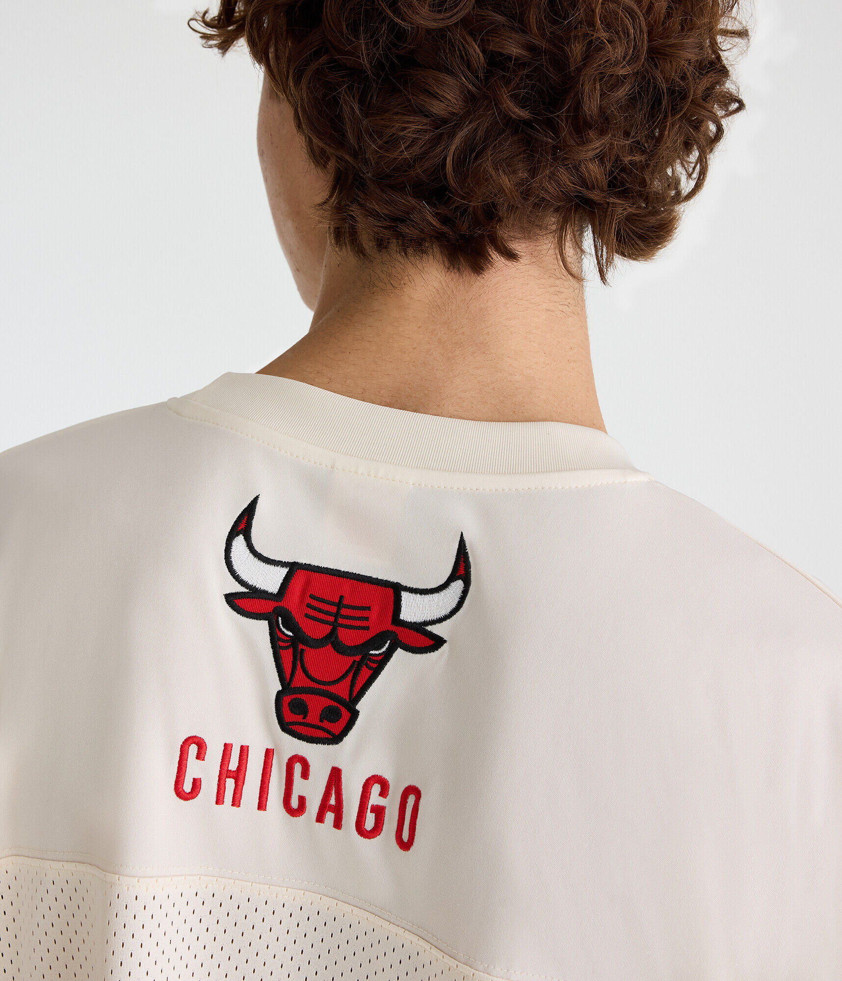 Chicago Bulls Stripes Mesh Top