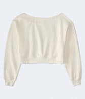 Yale University Cropped Off-The-Shoulder Sweatshirt