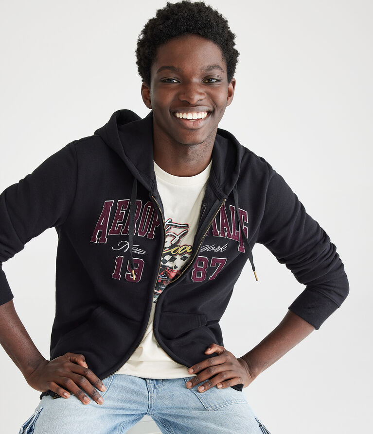 Aeropostale 1987 Heritage FullZip Hoodie
