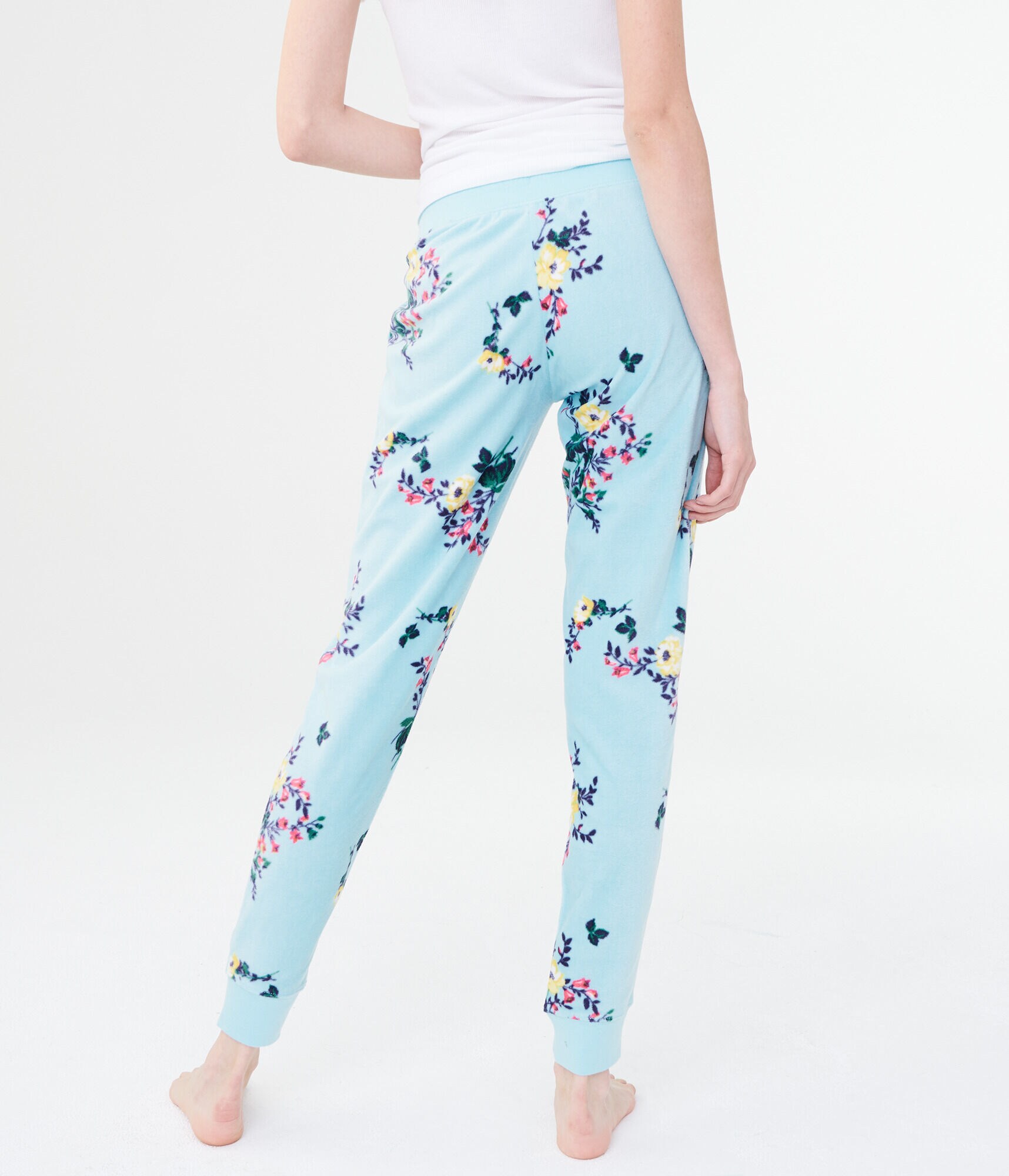 LLD Floral Polyfleece Joggers