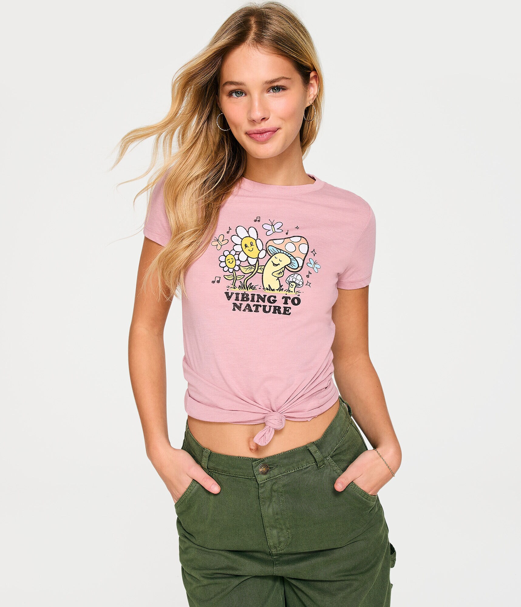 Vibing To Nature Graphic Tee