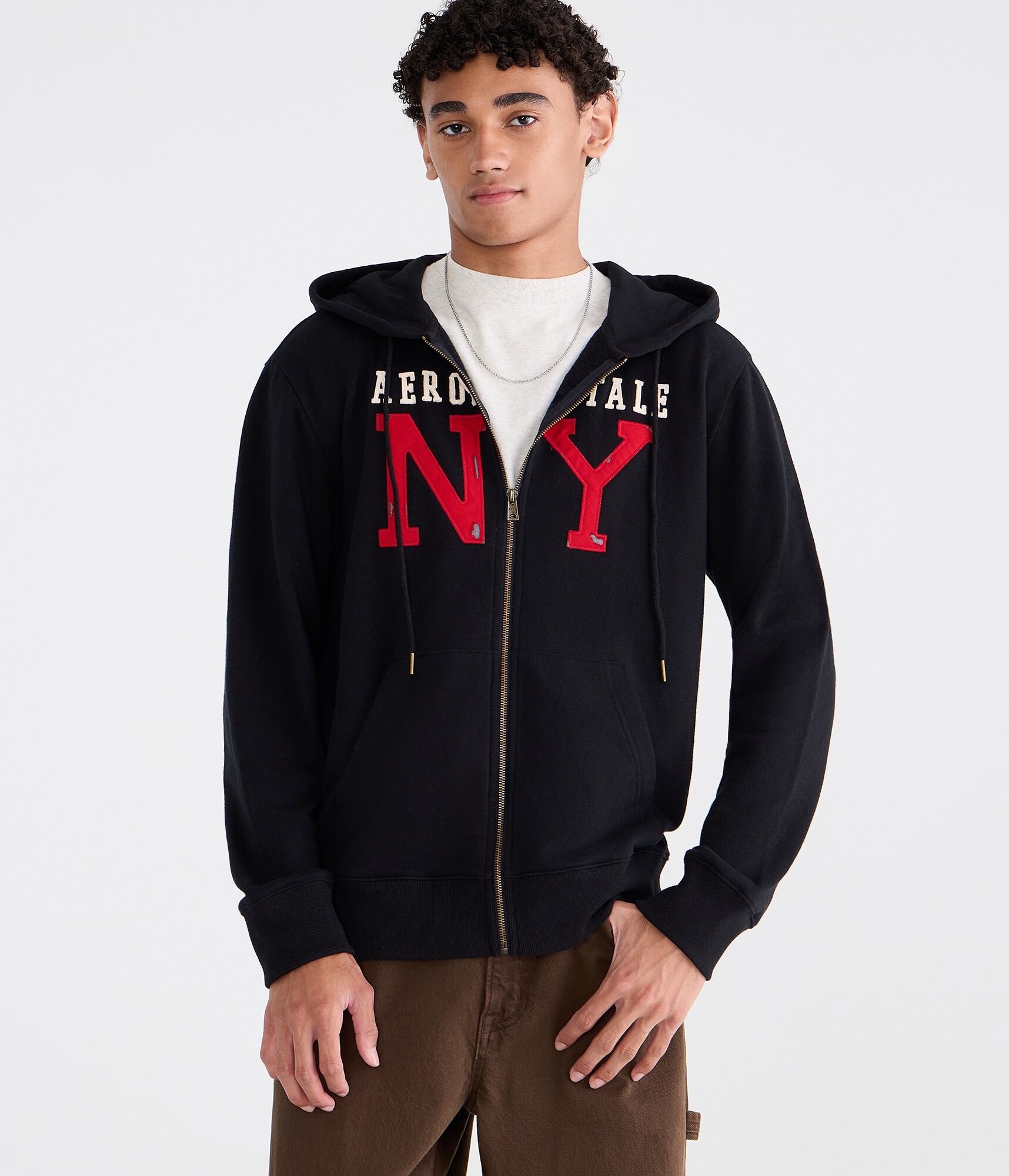 Aeropostale NY Heritage Full-Zip Hoodie