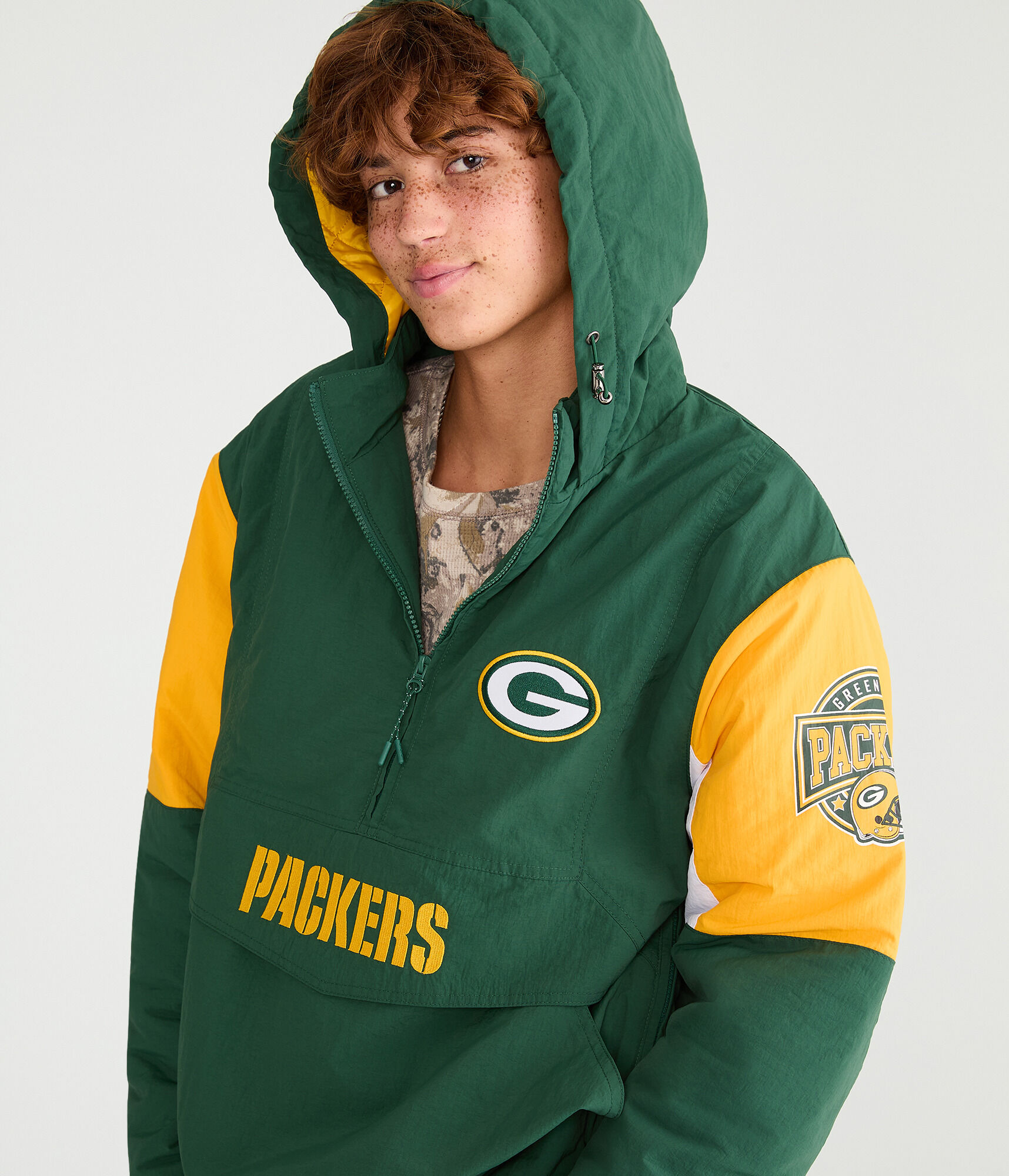 Green Bay Packers Hooded Sideline Jacket