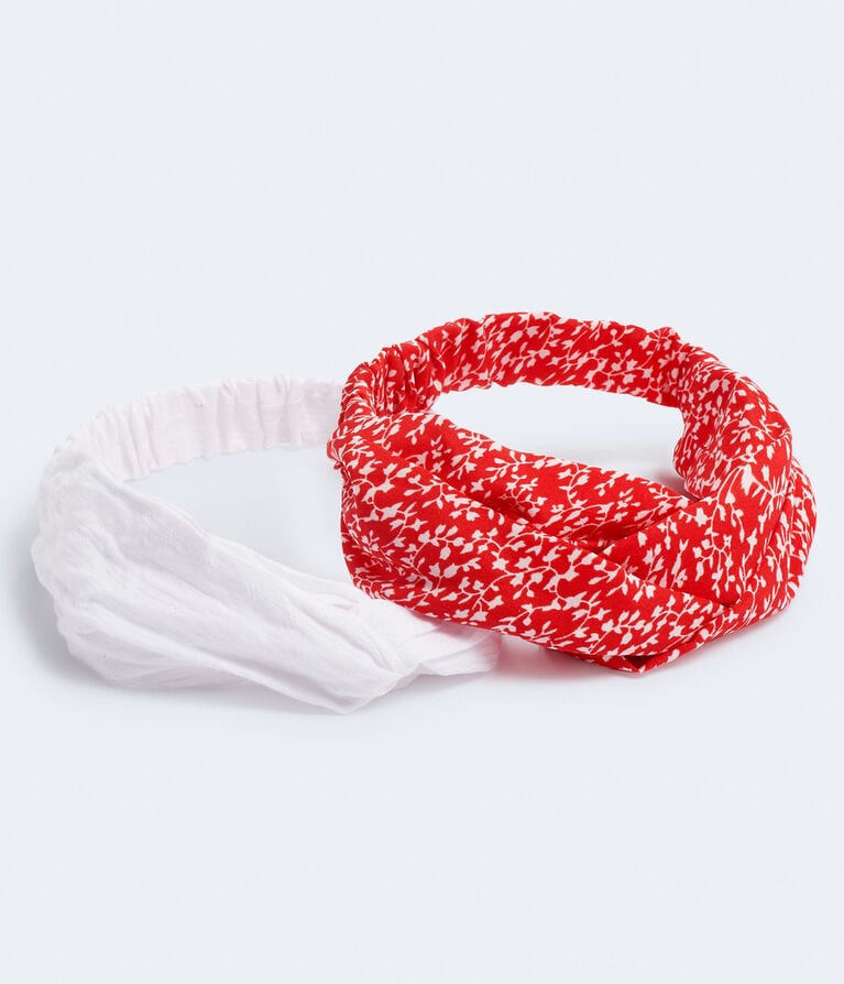 Floral & Embroidered Headband 2-Pack