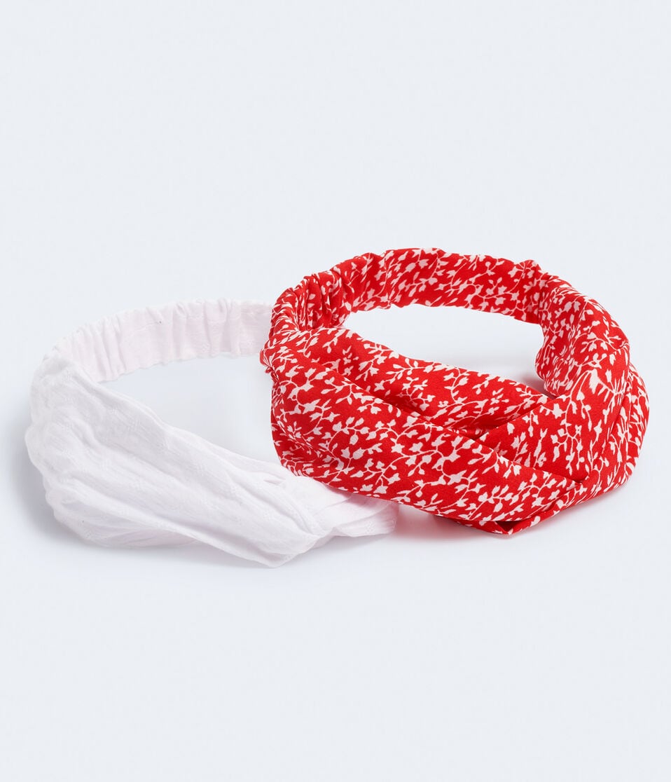 Floral & Embroidered Headband 2-Pack