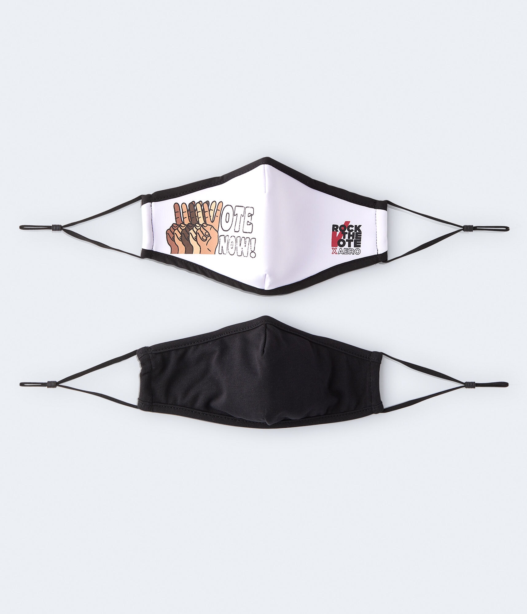 Rock The Vote Vote Now & Solid Mask 2-Pack