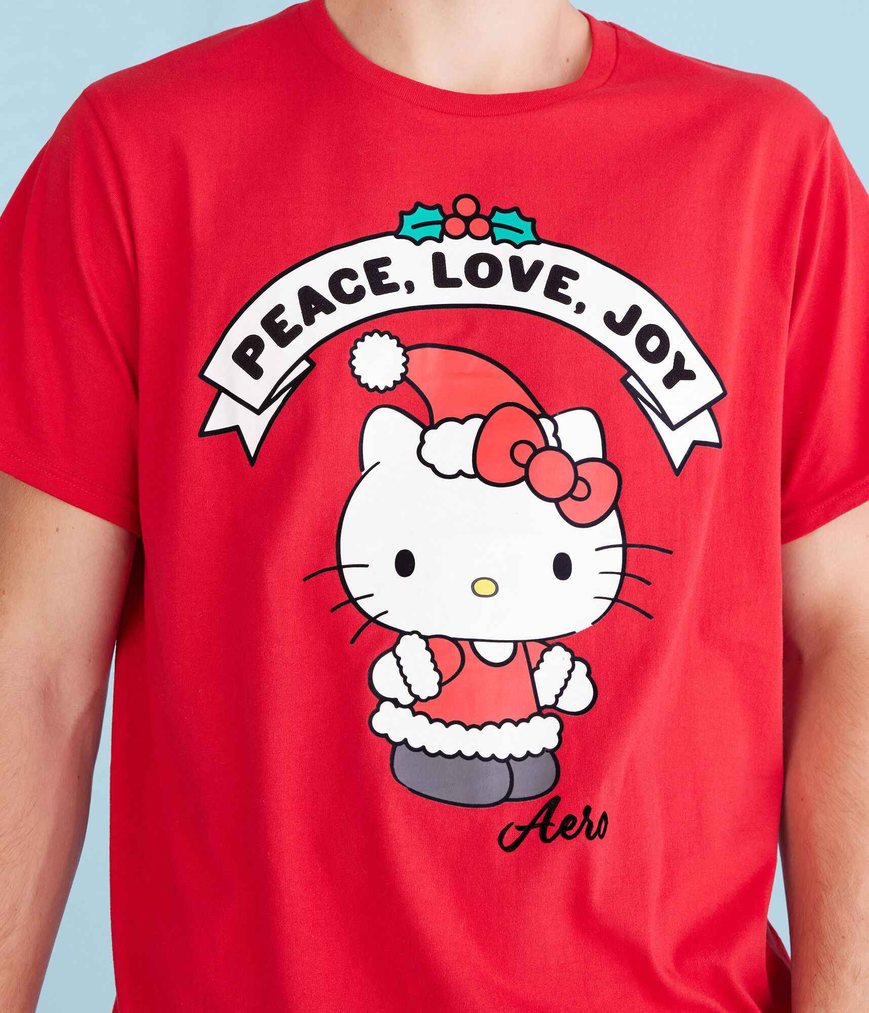 Hello Kitty Santa Oversized Graphic Tee