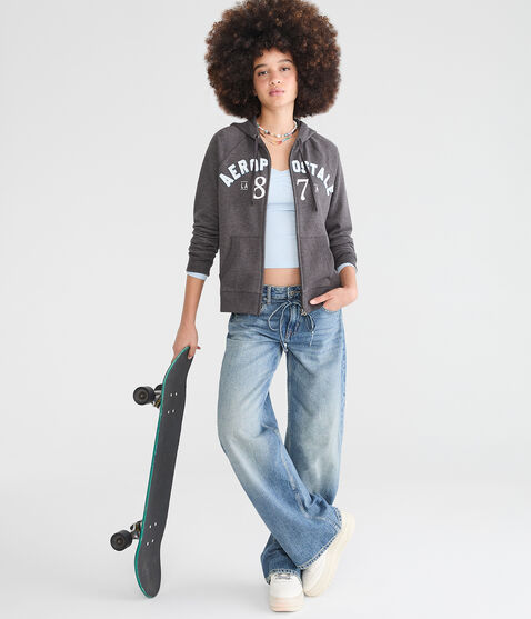 Aeropostale 87 Full-Zip Hoodie Aeropostale 87 Full-Zip Hoodie