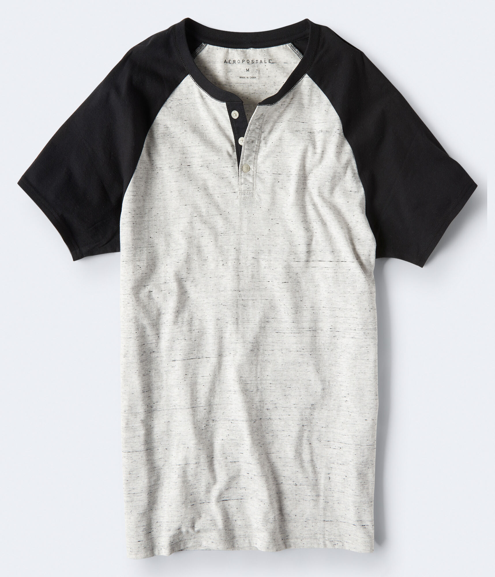 Colorblock Raglan Henley